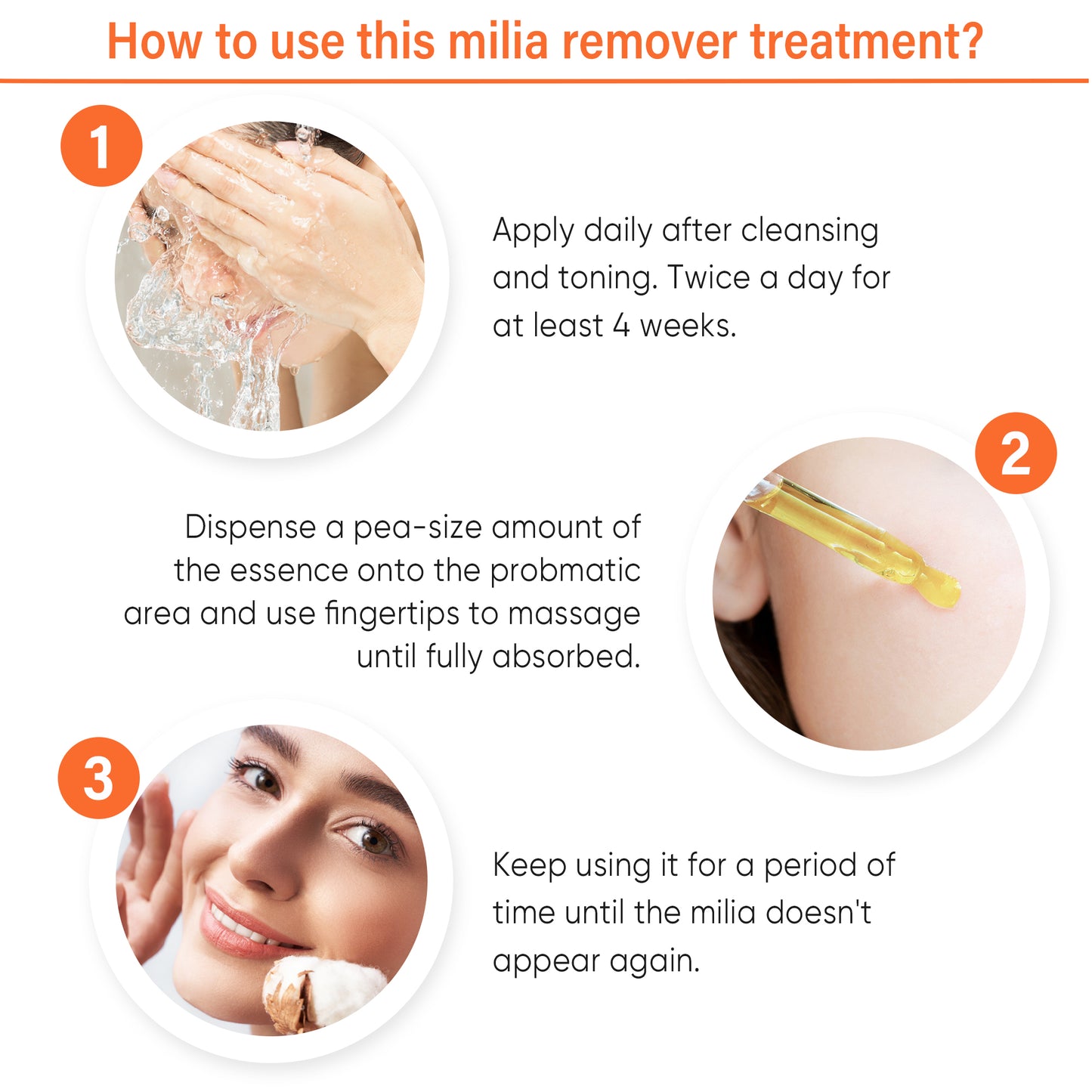 Milia Remover, Milia Spot Treatment for Eye Helps Dissolve and Reduce Milia, Whitehead, and Sebaceous Hyperplasia