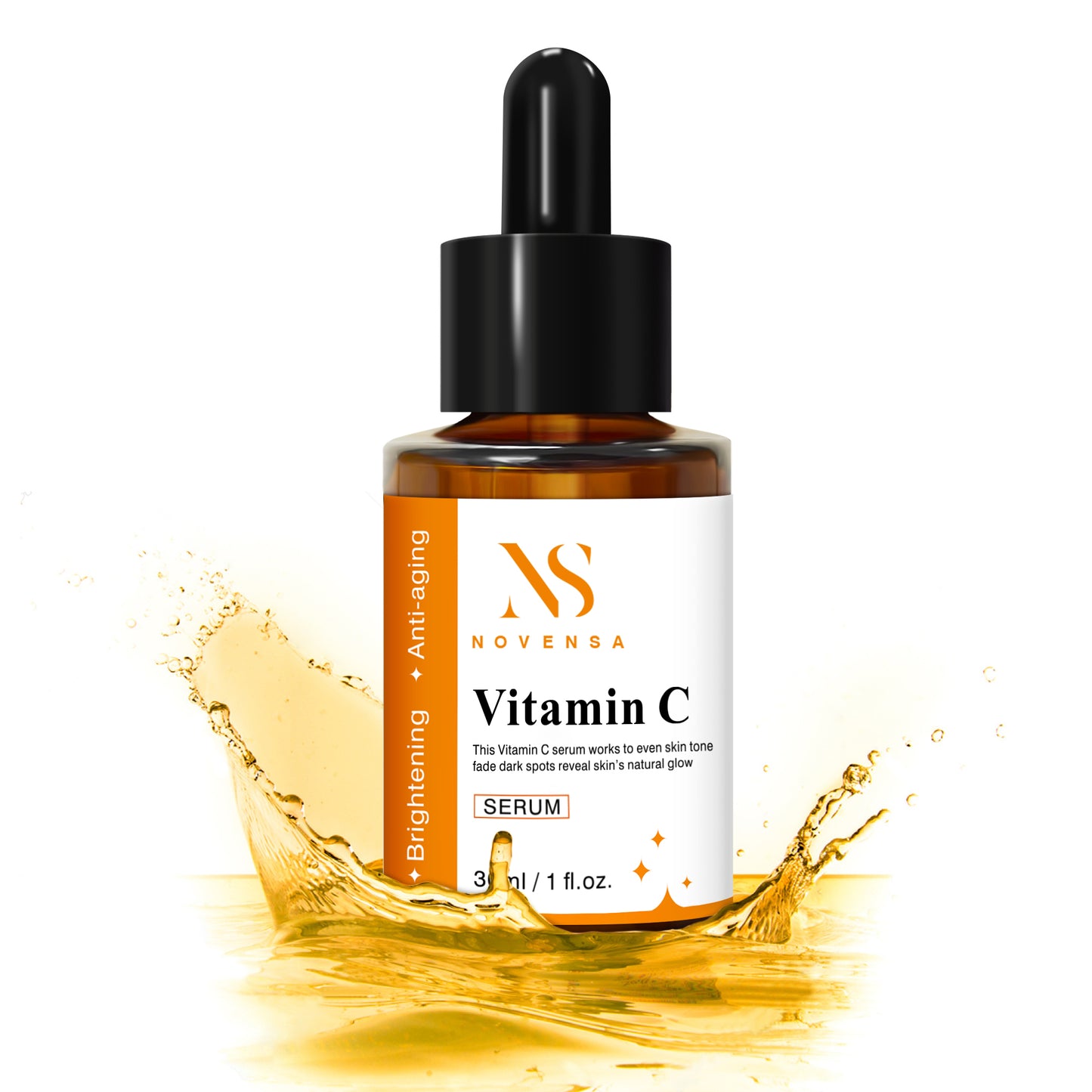 Vitamin C Serum, Pure 15% Vitamin C Serum for Face with Hyaluronic Acid | Anti-aging and Dark Spots Corrector